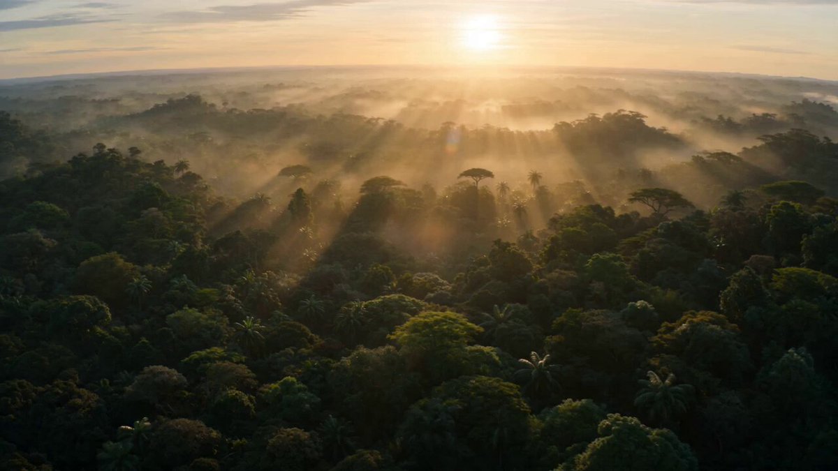 Ultra-realistic cinematic jungle sequence, filmed like a premium wildlife…