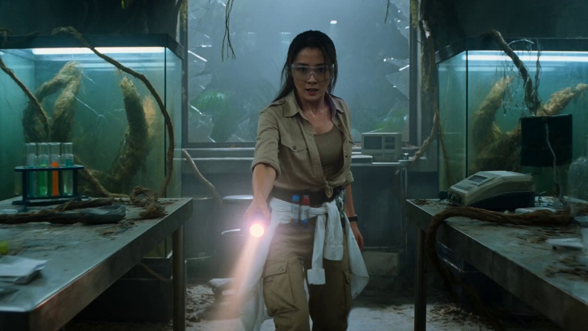 A beautiful stylish Korean woman field scientist, identical appearance…