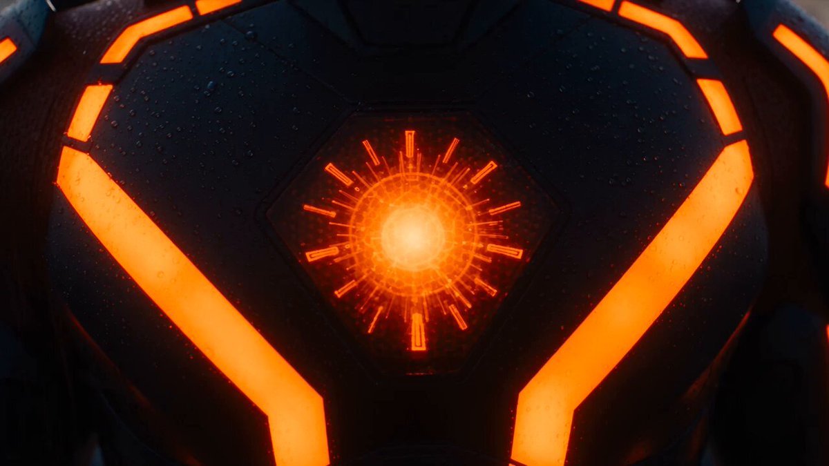 A cinematic superhero-inspired short film. A young man wearing…